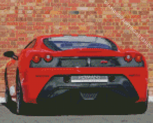 Ferrari Scuderia Diamond Painting Art