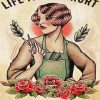 Life Is Too Short Poster Diamond Painting Art