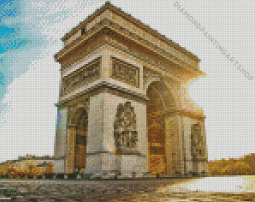 Arc De Triomphe Diamond Painting Art