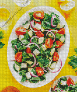 Parsley Salad Diamond Painting Art