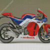 Motorcycle Honda Diamond Painting Art