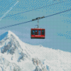Ski Lift Diamond Painting Art