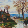 An English Countryside Diamond Painting Art