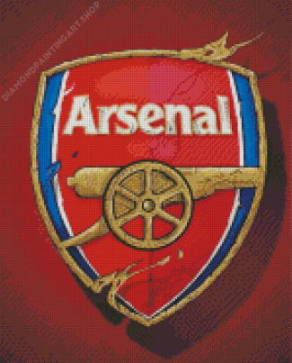 Arsenal Logo Diamond Painting Art