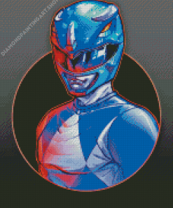 Power Ranger Billy Diamond Painting Art