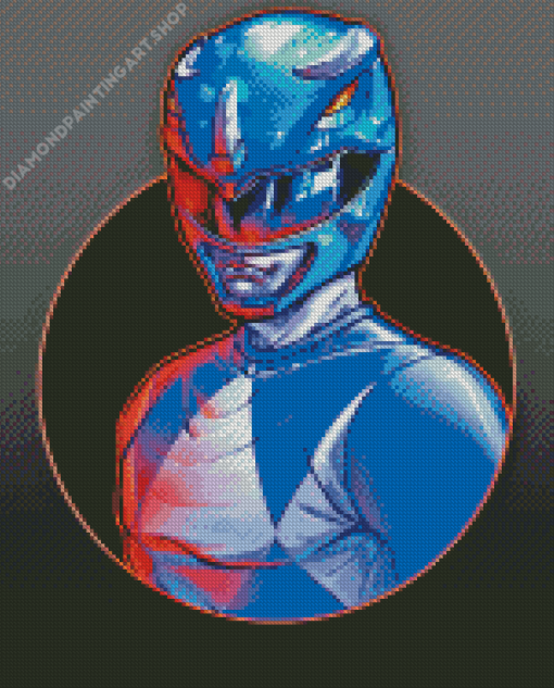 Power Ranger Billy Diamond Painting Art