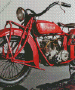 Indian Motorcycle Diamond Painting Art