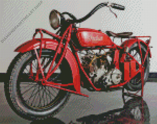 Indian Motorcycle Diamond Painting Art