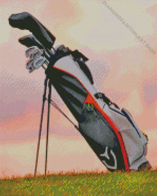 Golf Bag Diamond Painting Art