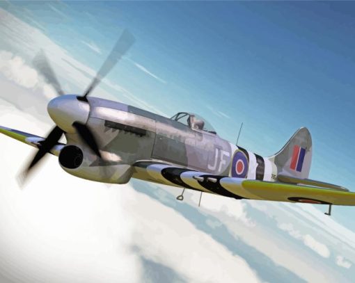 Hawker Typhoon Diamond Painting Art