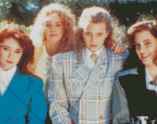 Heathers Characters Diamond Painting Art