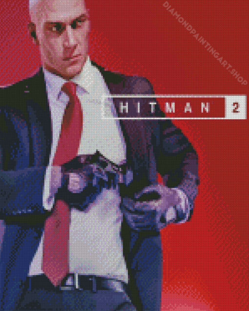 Hitman Diamond Painting Art