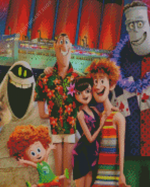 Hotel Transylvania Diamond Painting Art