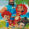 Island Family Diamond Painting Art