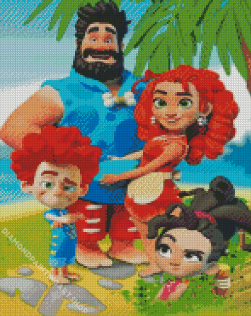 Island Family Diamond Painting Art