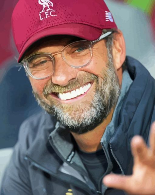 Jurgen Klopp Diamond Painting Art