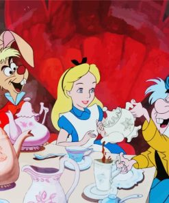 Alice In Wonderland Diamond Painting Art
