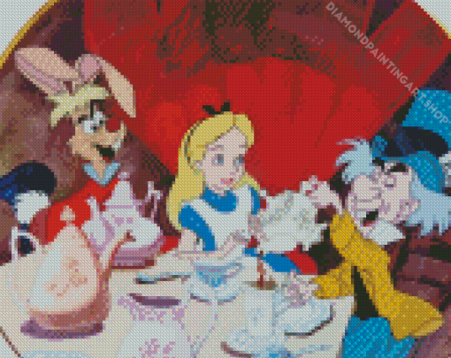 Alice In Wonderland Diamond Painting Art