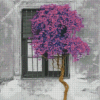 Tree Window Diamond Painting Art