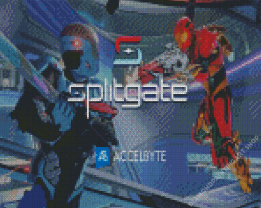 Splitgate Game Diamond Painting Art