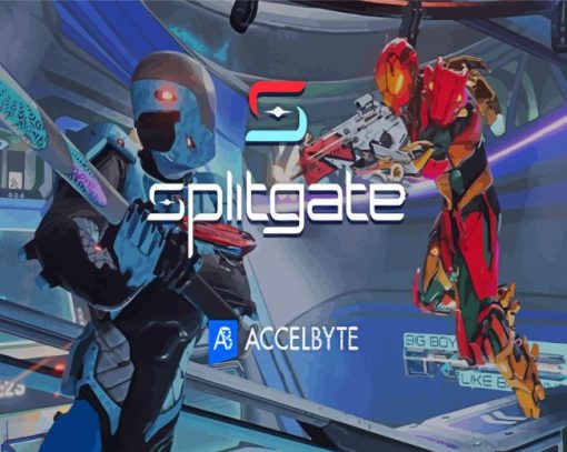 Splitgate Game Diamond Painting Art