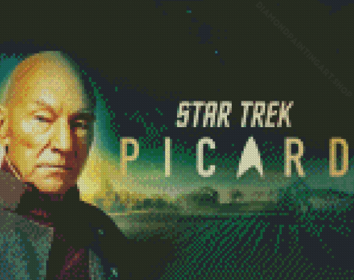 Star Trek Picard Diamond Painting Art