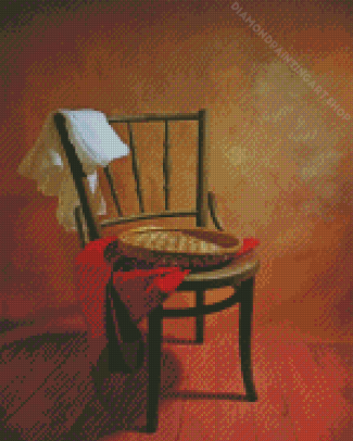 Old Chair Diamond Painting Art