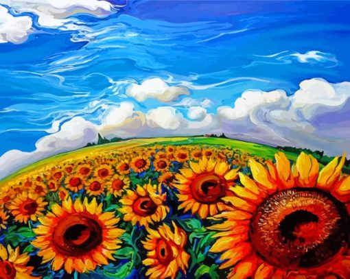 Sunflowers Art Diamond Painting Art