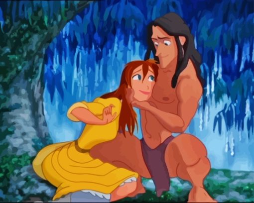 Tarzan And Jane Diamond Painting Art