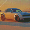 Dodge Challenger Diamond Painting Art