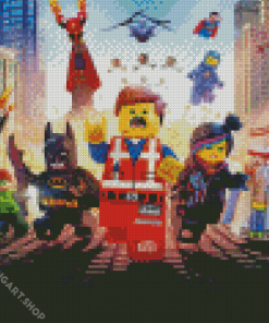 The LEGO Batman Diamond Painting Art