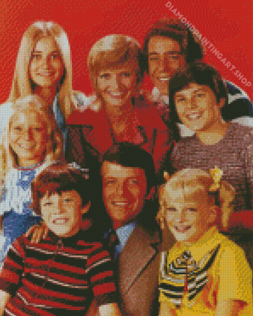 The Brady Bunch Diamond Painting Art