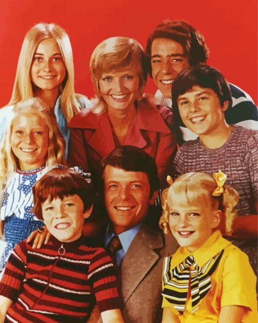 The Brady Bunch Diamond Painting Art