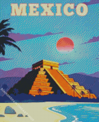 Mexico Poster Diamond Painting Art