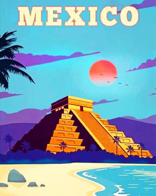 Mexico Poster Diamond Painting Art