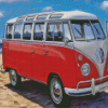 Volkswagen Microbus Diamond Painting Art