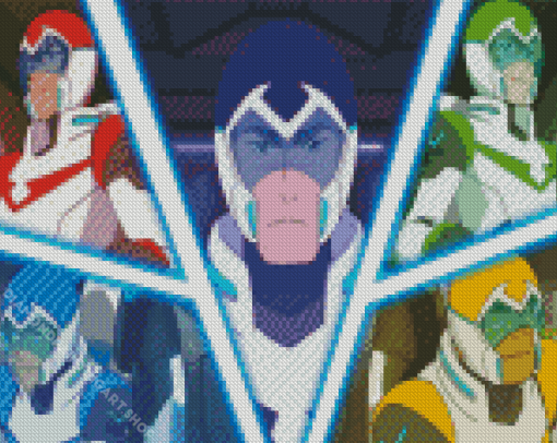 Voltron Characters Diamond Painting Art