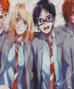 Your Lie In April Diamond Painting Art