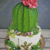 Cactus Dessert Diamond Painting Art