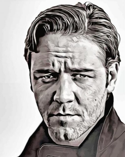 Russell Crowe Diamond Painting Art