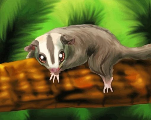 Sugar Glider Diamond Painting Art