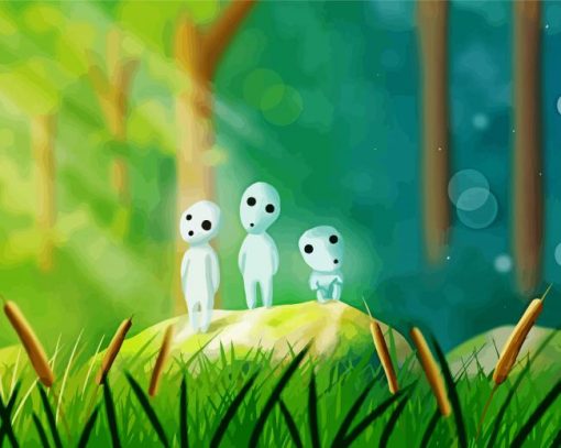 Kodama Game Diamond Painting Art