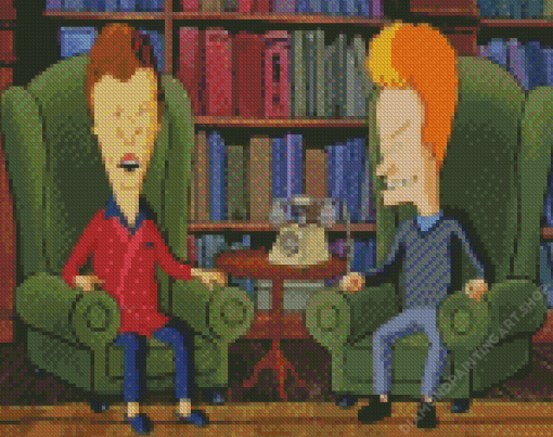 Beavis And Butthead Diamond Painting Art