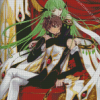 C C And Suzaku Diamond Painting Art