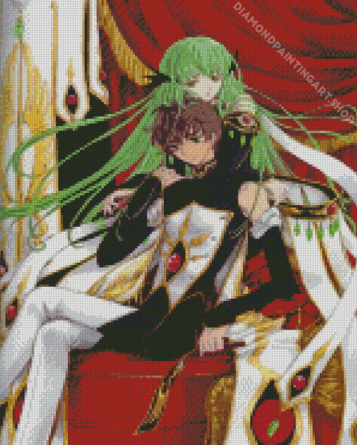 C C And Suzaku Diamond Painting Art