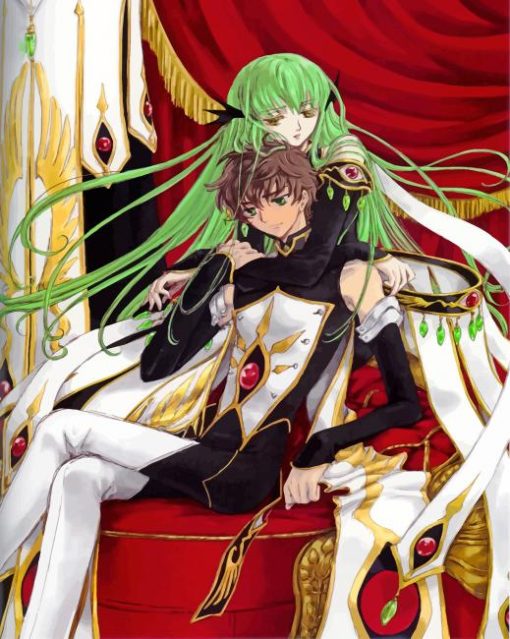 C C And Suzaku Diamond Painting Art