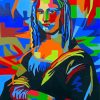 Colorful Mona Lisa Diamond Painting Art