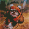 Cool Ewok Diamond Painting Art