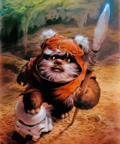 Cool Ewok Diamond Painting Art