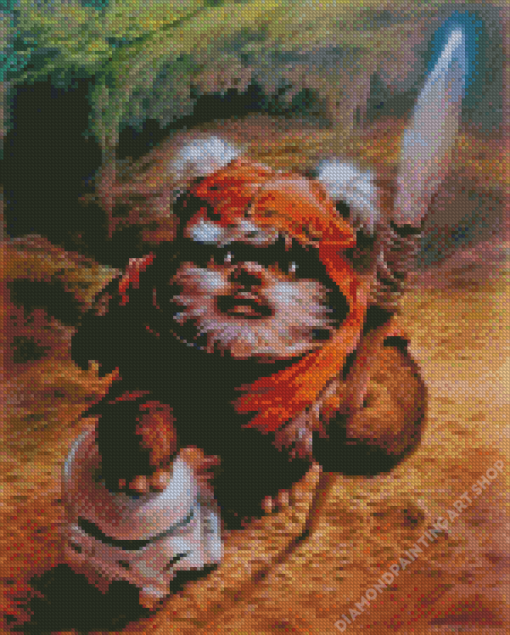 Cool Ewok Diamond Painting Art